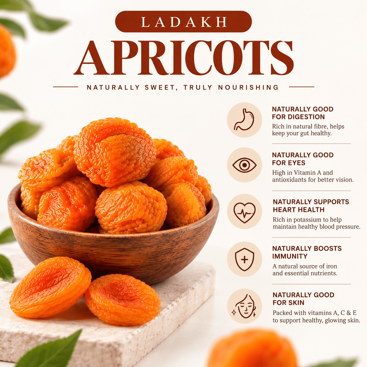 Brenti Ladakhi Dried Apricot - Brenti Foods