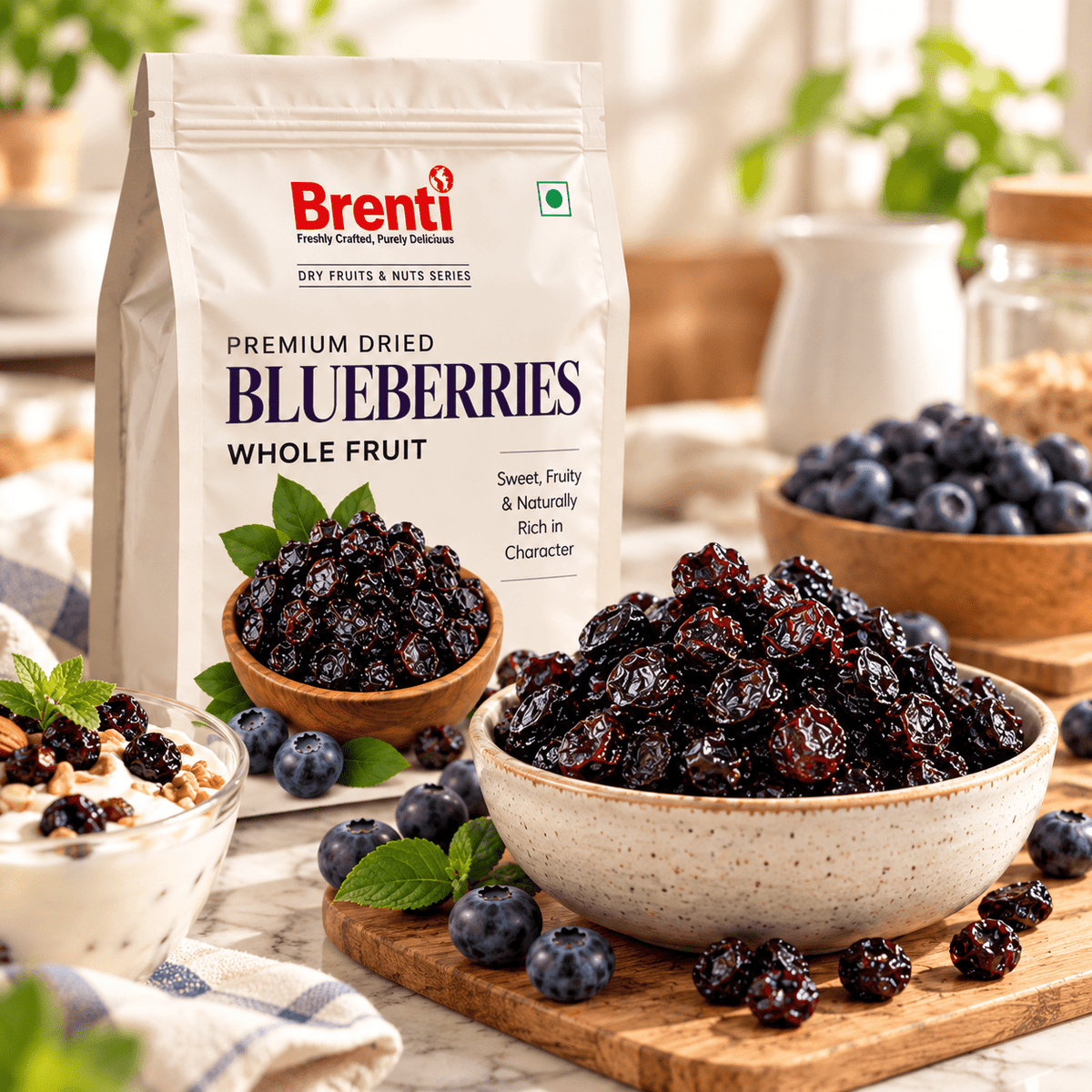 Brenti Premium Dried Blueberries 200g - Brenti Foods