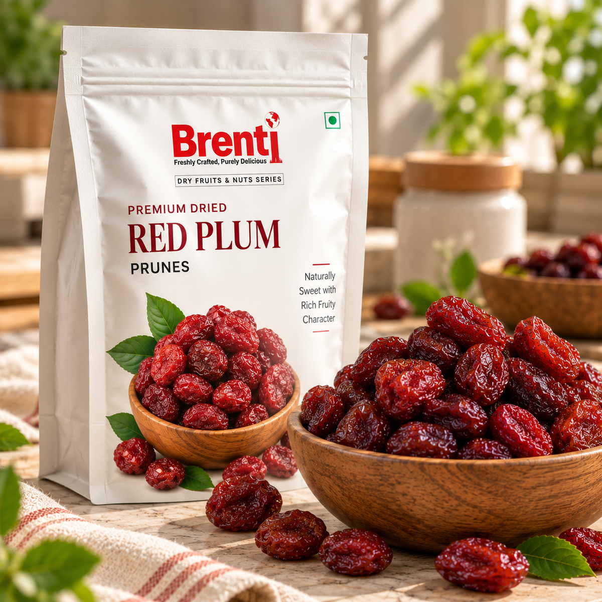 Brenti Premium Dried Red Plums 200g - Brenti Foods