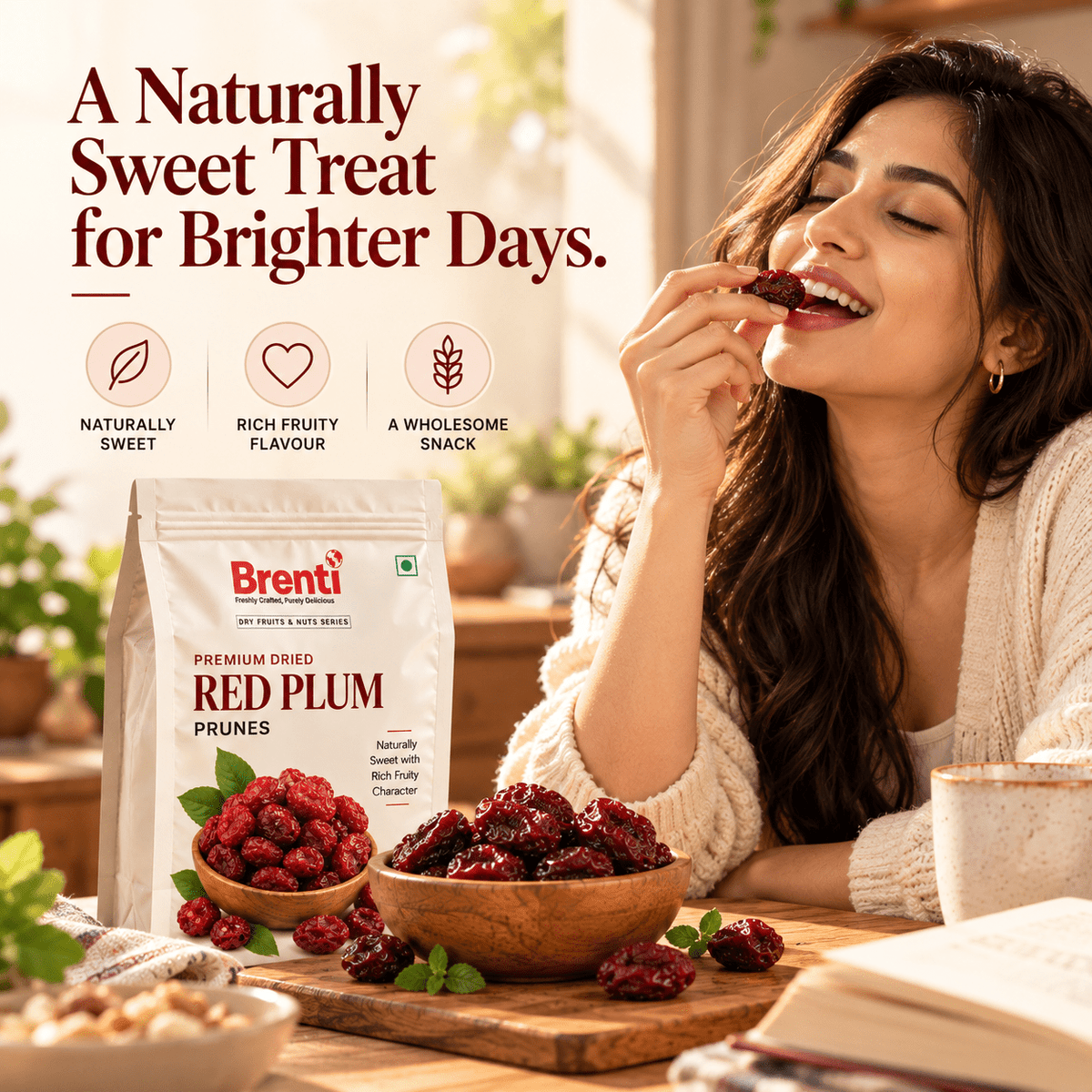 Brenti Premium Dried Red Plum 200g - Brenti Foods