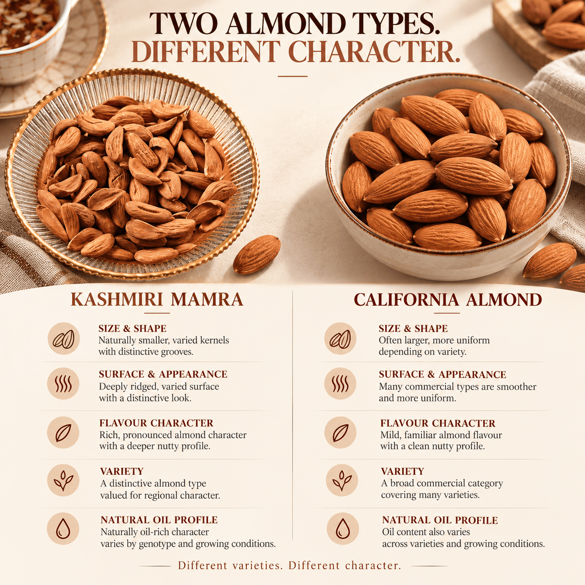 Brenti Premium Kashmiri Mamra Almonds - Brenti Foods