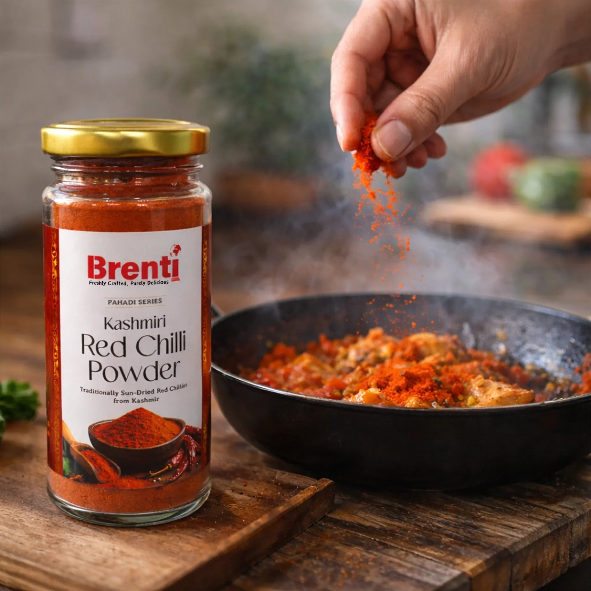 Kashmiri Red Chilli Powder - Brenti Foods100