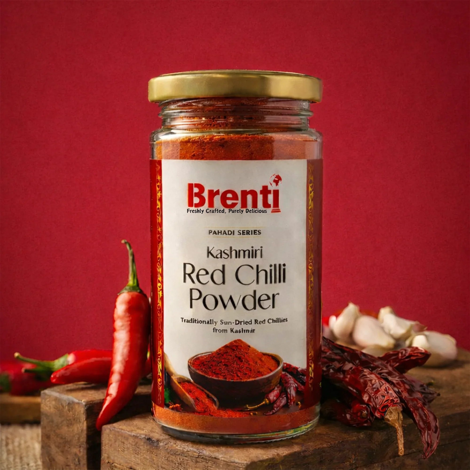 Kashmiri Red Chilli Powder - Brenti Foods100
