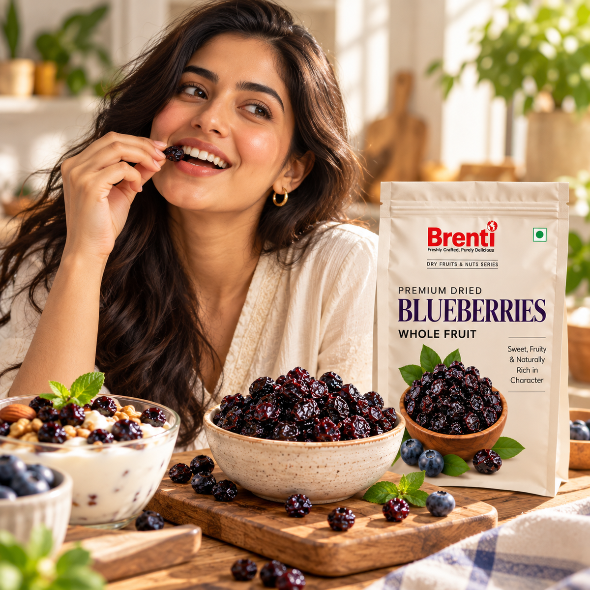 Brenti Premium Dried Blueberries 200g - Brenti Foods