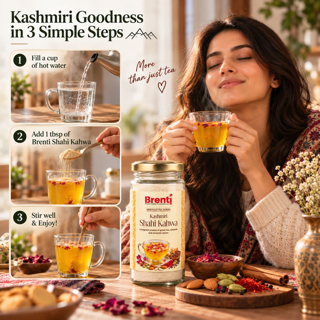 Signature Kashmiri Shahi Kahwa - Brenti Foods